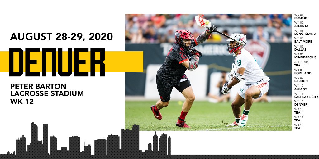 We’re rounding out our regular season schedule in Denver!