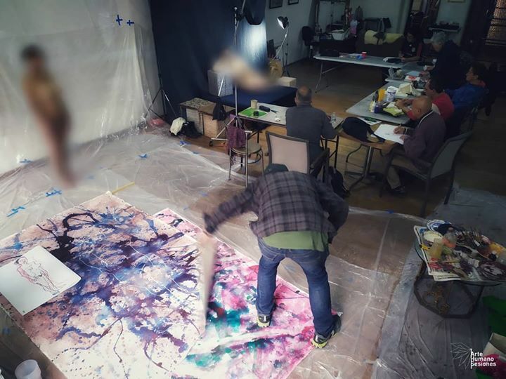 AHSesiones's tweet photo. ¡En sesión!
#miércolesdedibujo en #EspacioMonCa
El maestro @albertocale nos acompaña trabajando esta ocasión
#buenostrazos #dibujandoando
#art #arte #dibujo #desnudo #illustration #drawing #draw #picture #artist #sketch #sketchbook #paper #figuredrawingMexico #figuredrawi… https://t.co/UzEztJ7fKE
