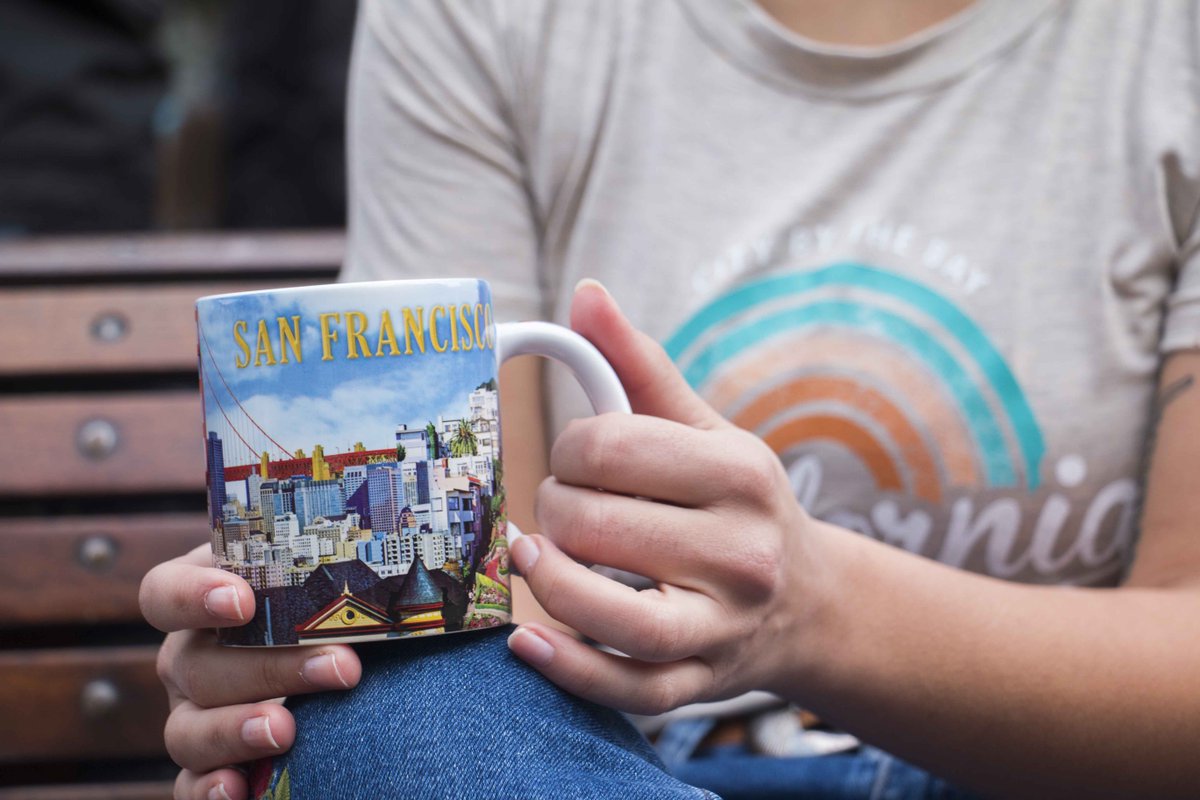 CableCarStore's tweet photo. Coffee is the only thing getting us through this week 😟 Luckily we have this cute San Francisco mug! This plus many more styles can be found in our store on #Pier39

📍 @PIER39 lower level. Open daily 10am-9pm
Order online: https://t.co/kYDG9oUXev https://t.co/Ib28Dg3WCu