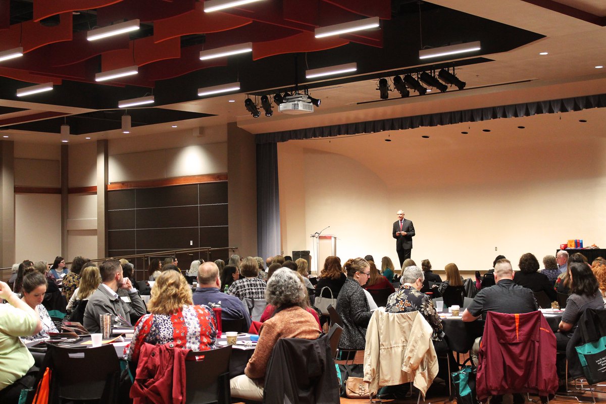 StrategicVT's tweet photo. At today's James D. McComas Staff Leadership Seminar, @VT_Provost and @VTPinkney shared with our #VirginiaTech staff how through working together, we will achieve our Beyond Boundaries vision through the university's continuous strategic plan ๐ค๐ซ #VTBeyond https://t.co/SWZIVno7J1