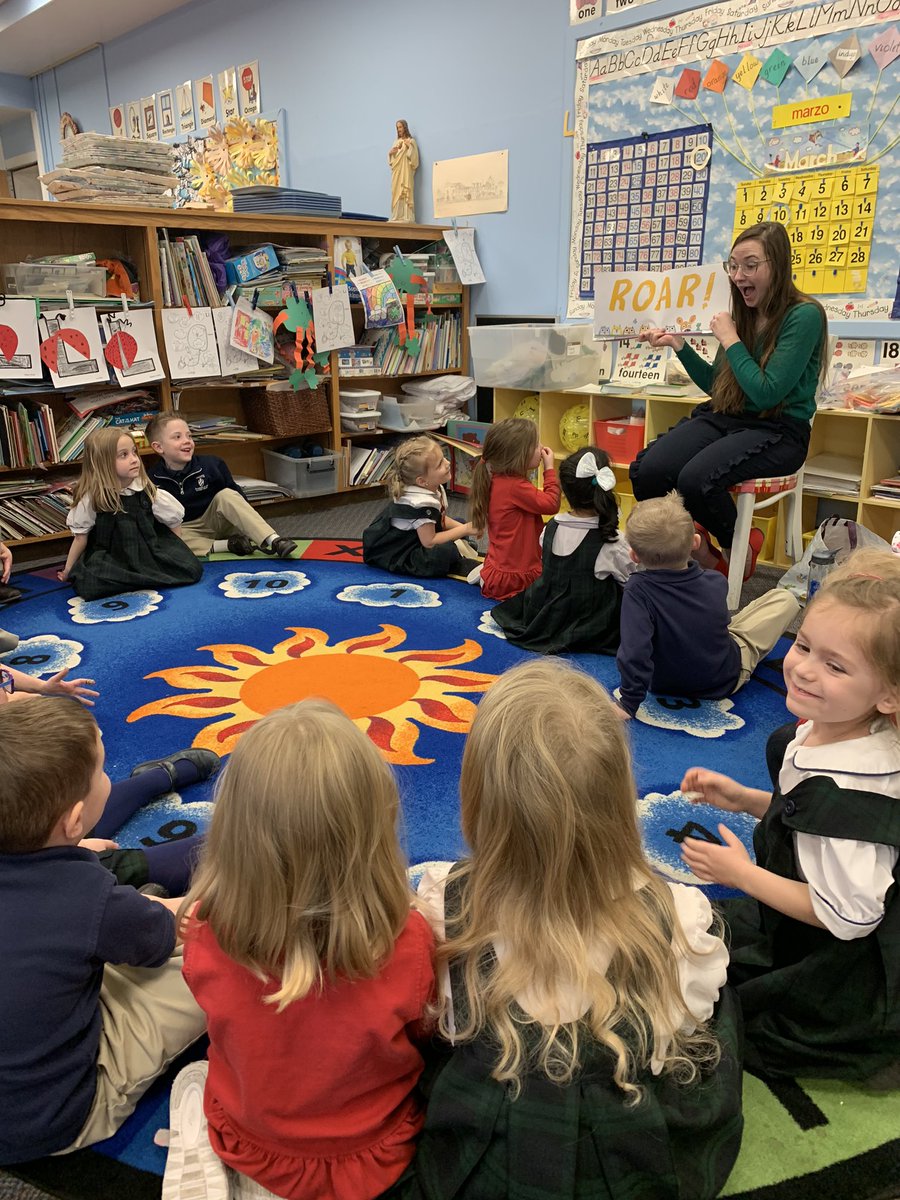 AcademyPreK's tweet photo. Thank you to Kathryn Linnemann Library for visiting our classroom during L week for story time! We enjoyed listening to all of the books! @VisitMyLibrary @ash1818 https://t.co/6TkyBgJdQY
