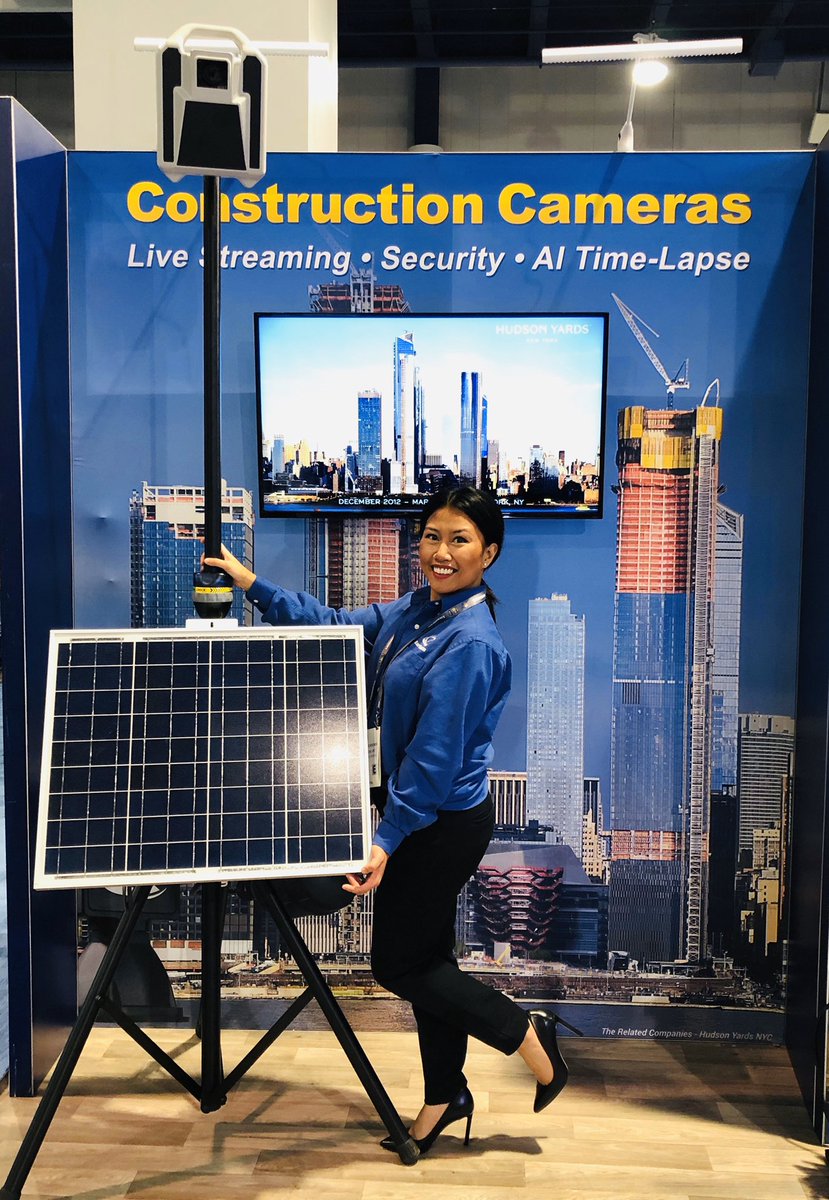 SolsticeCam's tweet photo. Say hello to Solstice Cam! The better, affordable way to live stream and time-lapse jobsites. Come by exhibit S65517 to see it LIVE at @conexpoconagg in Las Vegas! ☀️☀️ https://t.co/6YROlZmUhN