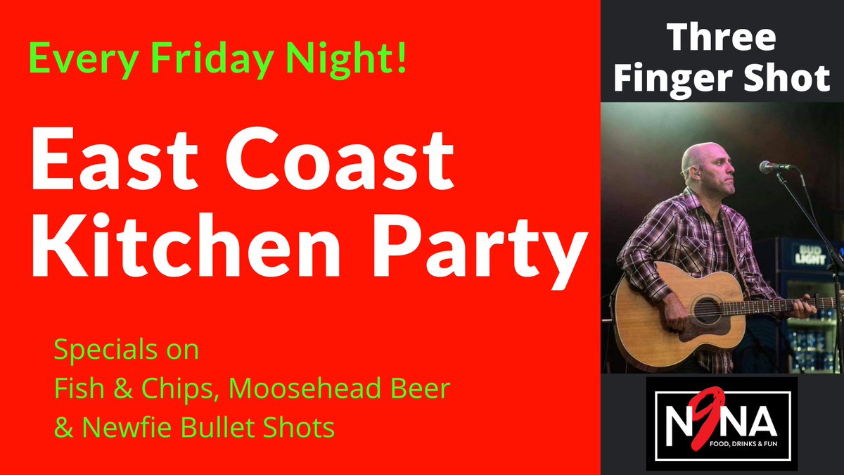 Let’s get ramped up for St. Paddy’s Day!
#yyclivemusic #eastcoastkitchenparty <a href="/ThreeFingerShot/">Three Finger Shot</a> #sociable