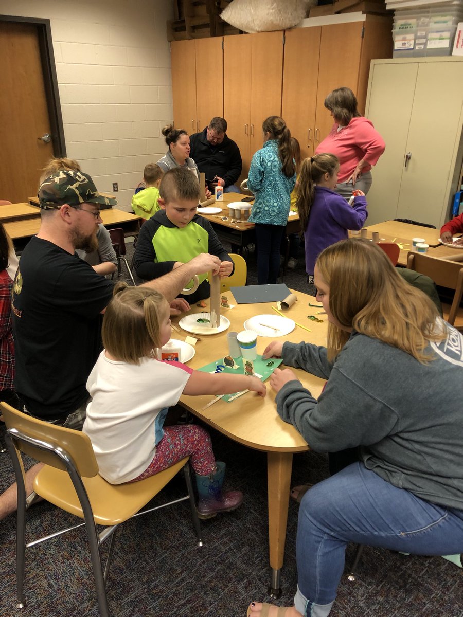 Leprechaun trap challenge. Students are building leprechaun traps in the STEM room.