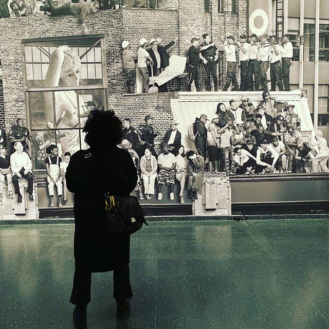 trendiwendii's tweet photo. New York is a crowdy city, for sure.captured here in this amazing JR installation. @jr @brooklynmuseum .When a virus 🦠 appears in a crowded city........... fill in the rest of this sentence.  #washyourhands #artinnyc #visionaryart #thoughtoftheday #robenisms #citylife #coron… https://t.co/R7evipV3nC