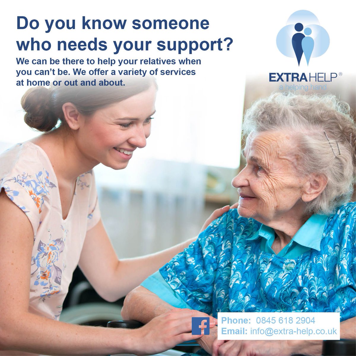 Do you know someone who needs your support? We can be there for them when you can't. Visit slo.link/16323 to discover more about us | #HomeHelp #DomesticHelp #ElderlyCare #Support #UK