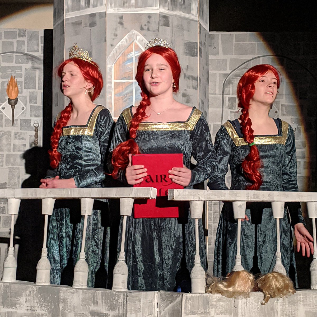 Shrek the Musical is tomorrow at 1:15 and 7:00