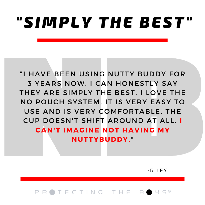 NuttyBuddyCo's tweet photo. Riely gets us! 💪🏼
#NuttyBuddy #ProtecttheBoys #CUPCHECK #wearitlikeapro #5sizes #athletes #athletics #baseball #football #collegeball #lax #lacrosse #rugby #boxing #cup #protect #sports #staysafe #athleticcup #thepackage #comfort #savinglives #nopouch https://t.co/58zzg1wGQd