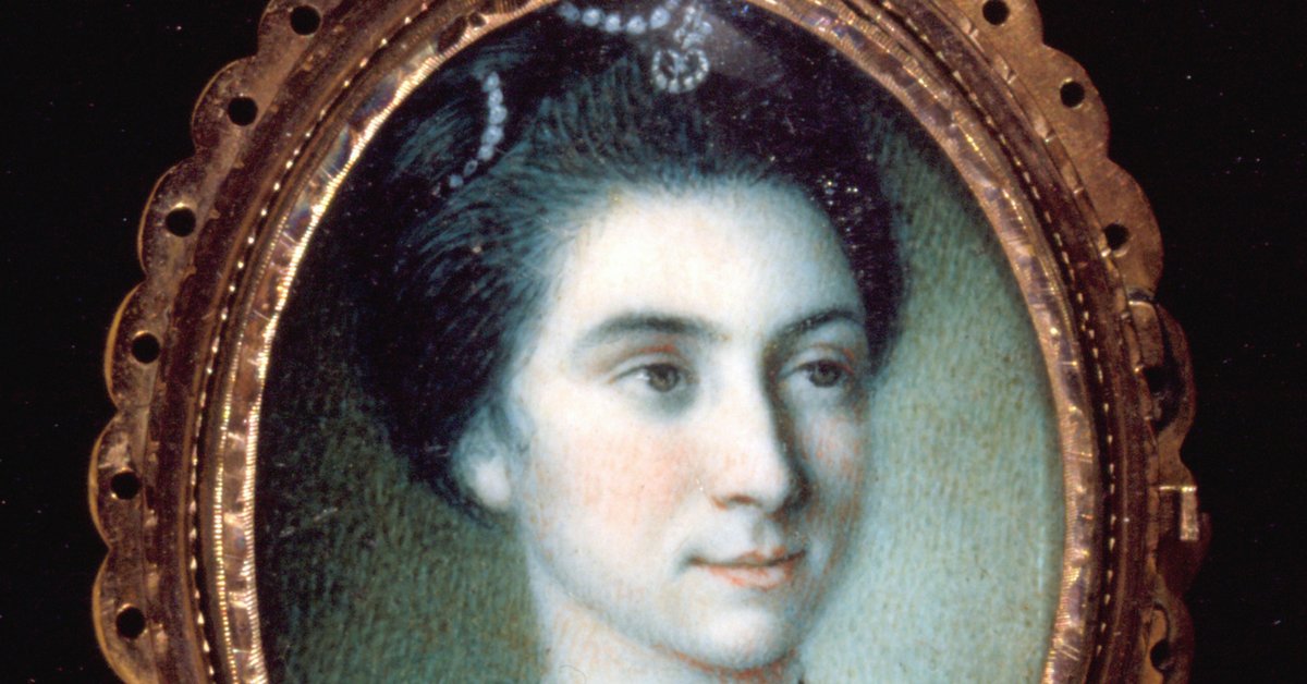 MountVernon's tweet photo. Martha Parke Custis, known to her family as Patsy, was only a toddler when her mother married George Washington. By the time she was 11 or 12, she was plagued with seizures. Learn more about her tragically short life: https://t.co/HzKMVq1DJ0 #WomensHistoryMonth #BecauseOfHerStory https://t.co/nTZsawyToy