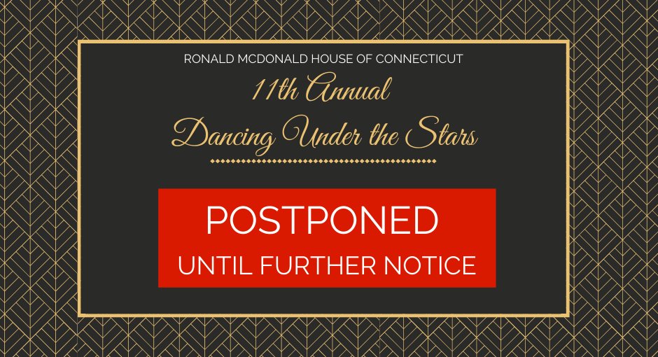 We have made the difficult decision to postpone the Dancing Under the Stars event scheduled for this Friday 3/13/20. The health and safety of our attendees, dancers, volunteers and staff is our highest priority. If you have questions, don’t hesitate to call 203-777-5683.