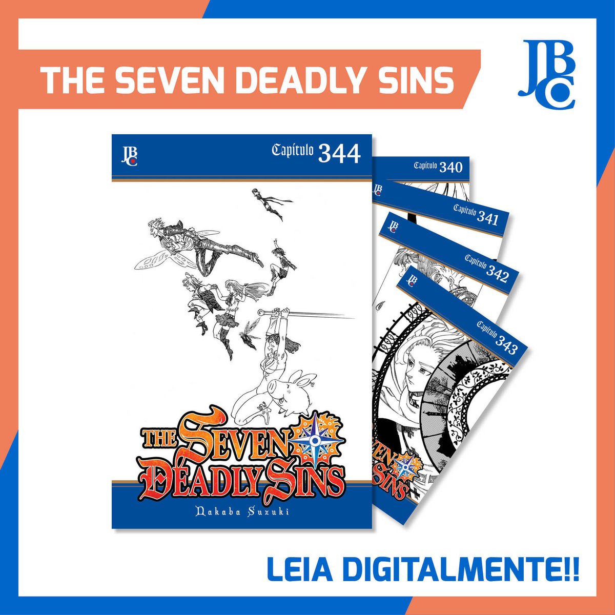 editorajbc's tweet photo. Toda semana um capítulo novo cheio de ação e aventura! 

Edens Zero e The Seven Deadly Sins estão esperando por você na sua loja de e-books favorita!! 

Acesse e confira:

Edens Zero > https://t.co/Z370q80zvh

The Seven Deadly Sins > https://t.co/O3rCIKBniK https://t.co/5pXrjteNvB