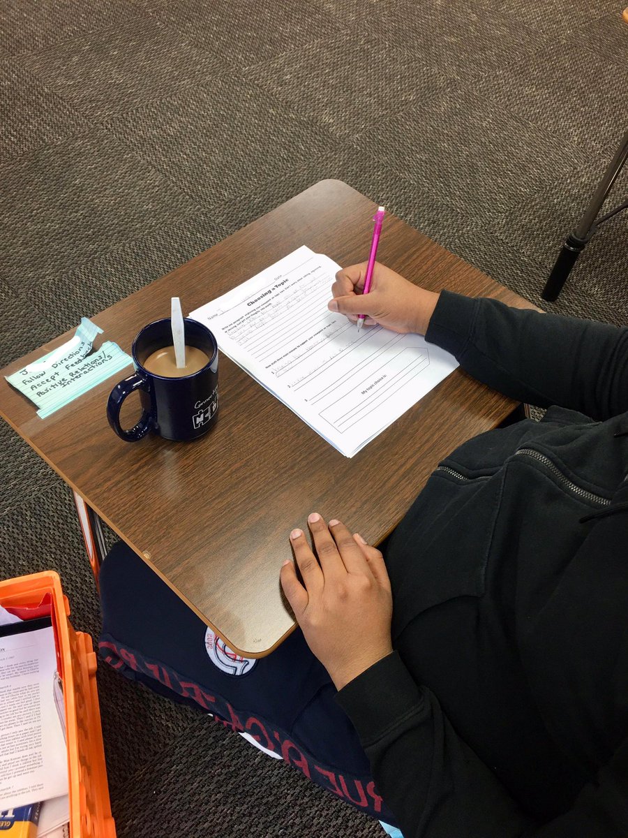 mshayduck's tweet photo. spoiling my students today while we write persuasive essays! (caption written by a student 🙈) https://t.co/OHkxMlHGXX