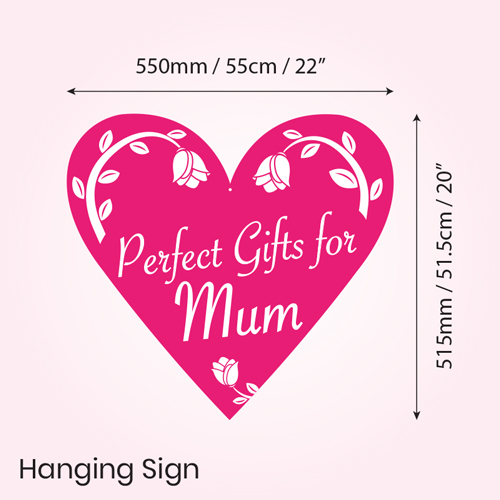 Graphics_UK's tweet image. Choose from Pack of 3 or 5 Large 'Heart' shape hanging signs display decorations.
Each heart is printed doubled sided onto thick display board and finished with 1 drilled hole for hanging from the ceiling or hooked onto window / glass fixing. graphicsuk.com/product-page/m…
