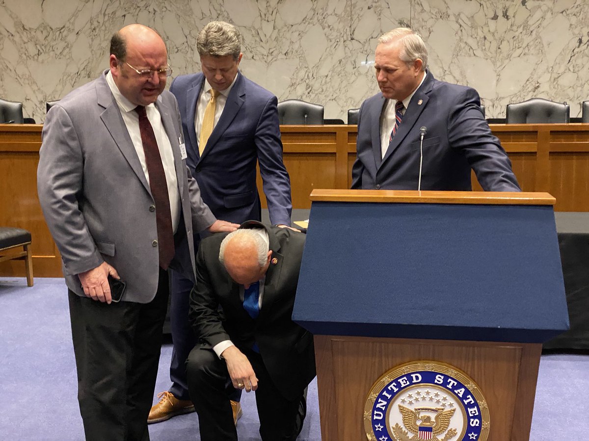 AwakeAmericaDC's tweet photo. Rep. @LouieGohmertTX1 of Texas was so generous with his time! #CapConn20 is so grateful for his Biblically based stand! Pray for him! https://t.co/IdwxOTXI6I