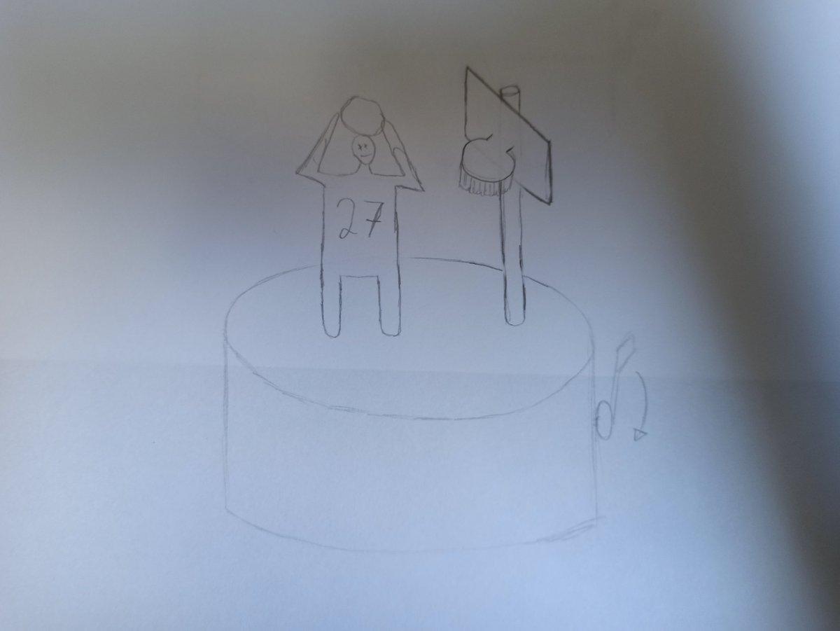 Jazzdamassa's tweet photo. Salve. Tenho que criar um brinquedo autômato para um trabalho de conclusão de período no meu curso da faculdade. Pensei em fazer um Gobert dunkando... vou compartilhar com vocês a minha ideia, e se sintam a vontade em opinar 😁 

Pretendo fazer uma thread sobre esse trabalho. https://t.co/04tl2NnfLH