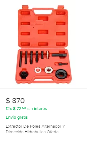 Extractor de polea alternador y direccion Hidraulica
<a href="/todo_ventasCDMX/">TODO VENTAS</a> <a href="/CompraVendeGDL/">Compra Vende GDL</a>  <a href="/TeloVendoGDL/">Te lo Vendo GDL</a>  <a href="/CompraVentaGDL/">Compra Venta GDL</a> 
#APODACA