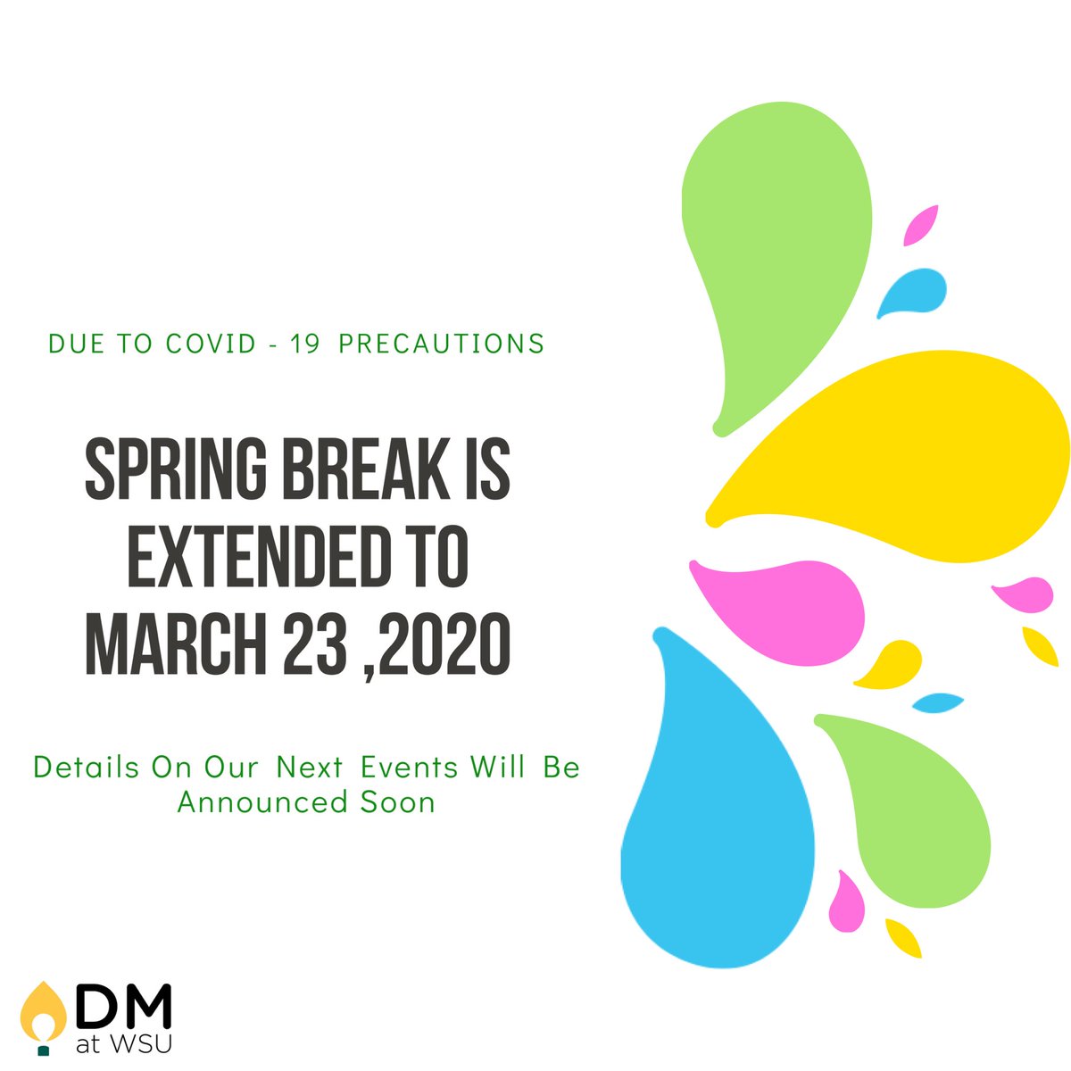 This is an evolving situation and we appreciate your patience as the university decides on their next moves.