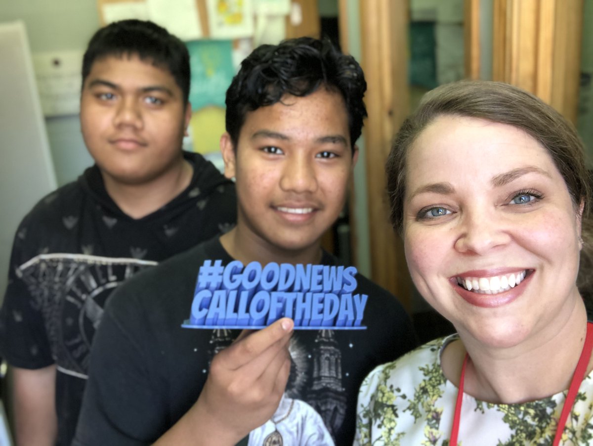 Katy_Booher's tweet photo. Meet Dwayne &amp; Jpaul our @NoelSchools #GoodNewsCallOfTheDay who stopped to help someone who had fallen down during a safety drill while everyone else just ran past! Leaders never leave others behind. How lucky are we to call these boys our own?  #Tigers2Mustangs #MCR1Pride https://t.co/F2AVeyG6Md