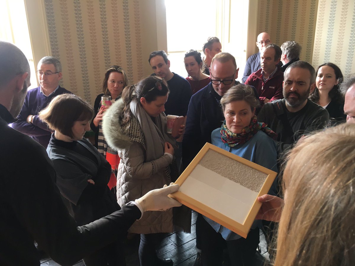 dubcivictrust's tweet photo. An engaging seminar held today exploring breathable lime plaster insulations for use in historic buildings, held with suppliers  @ecologicalbuild, plasterers @dbplaster and @Nilan_Ireland air and heat recovery specialists. https://t.co/9IcEaMBBcA