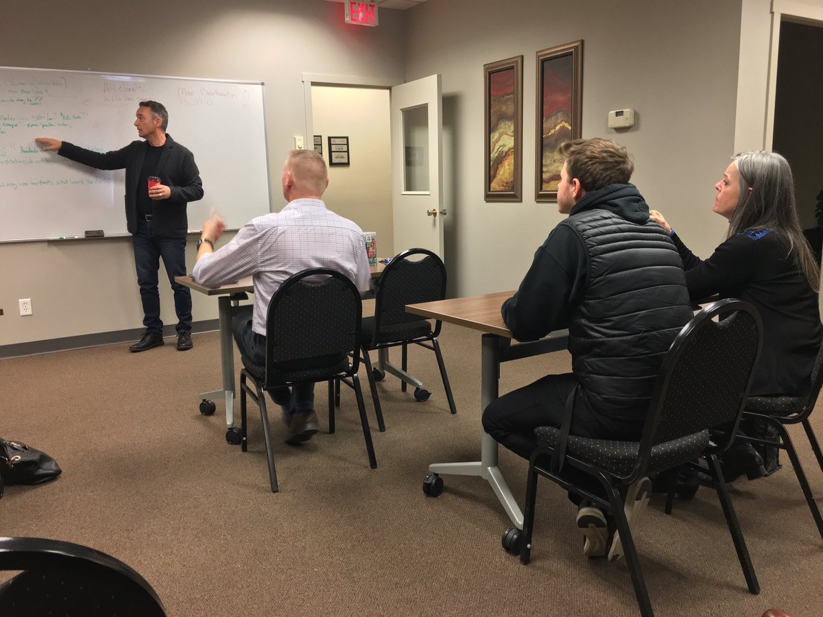 “Professor” Marc, our brilliant BMO Mortgage Specialist presenting to WFG colleagues. ⁦<a href="/BMO/">BMO</a>⁩