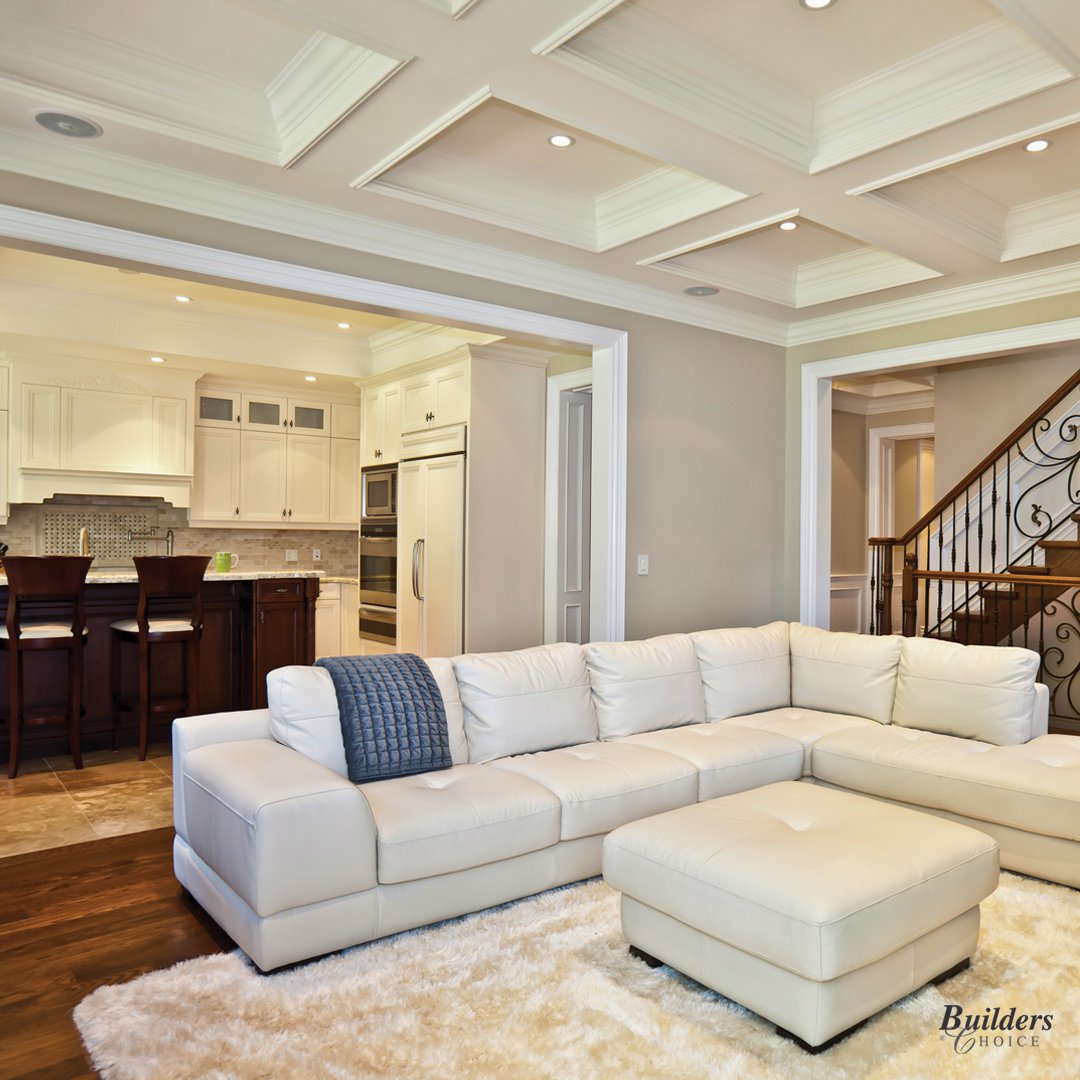 BuildersChoice_'s tweet photo. Look up!...Seeing a blank canvas? There's plenty of untapped design potential in your ceiling. Achieve elegance and texture by adding a #cofferedceiling using Builders Choice #moulding. https://t.co/CUVm4ksTCw
#homeimprovement #interiordesign https://t.co/fYktgXogF2