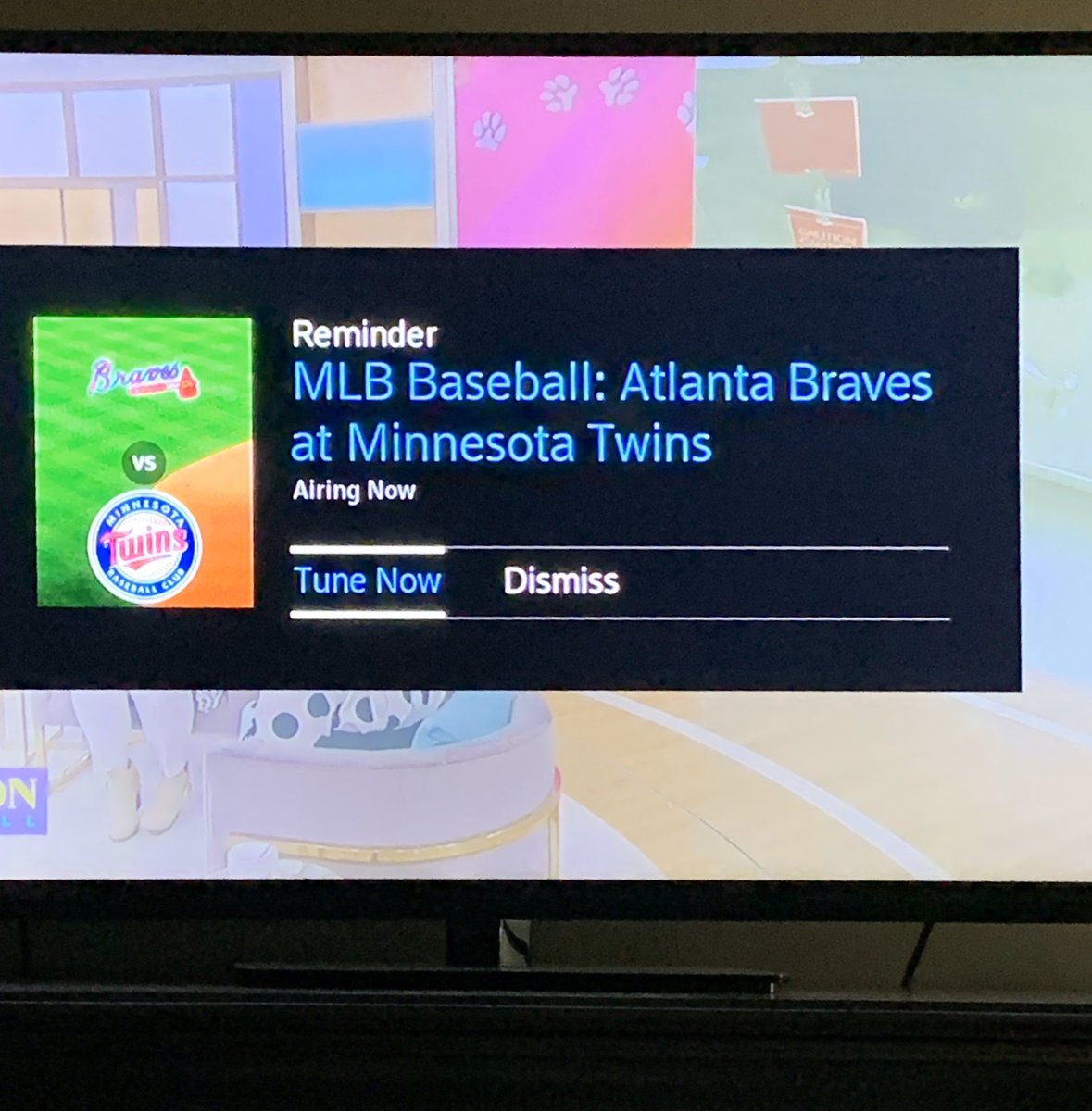 KristenRadio's tweet photo. Love 💗 Love 💗 Love getting these reminders during spring training! #Xfinity allows you to set them for anything you want to watch, but are never sure when exactly that is! ⚾️#Braves #WePlay #ad #reminder #Xfinty #xFi #baseball #springtraining #BravesCountry https://t.co/rSEA5WfXXm