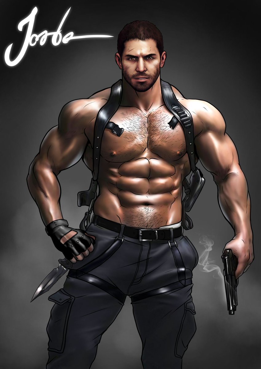 CHRIS REDFIELD #ResidentEvil #Capcom #hunks #Bodybuilders #Gay #GyakuRyona ...