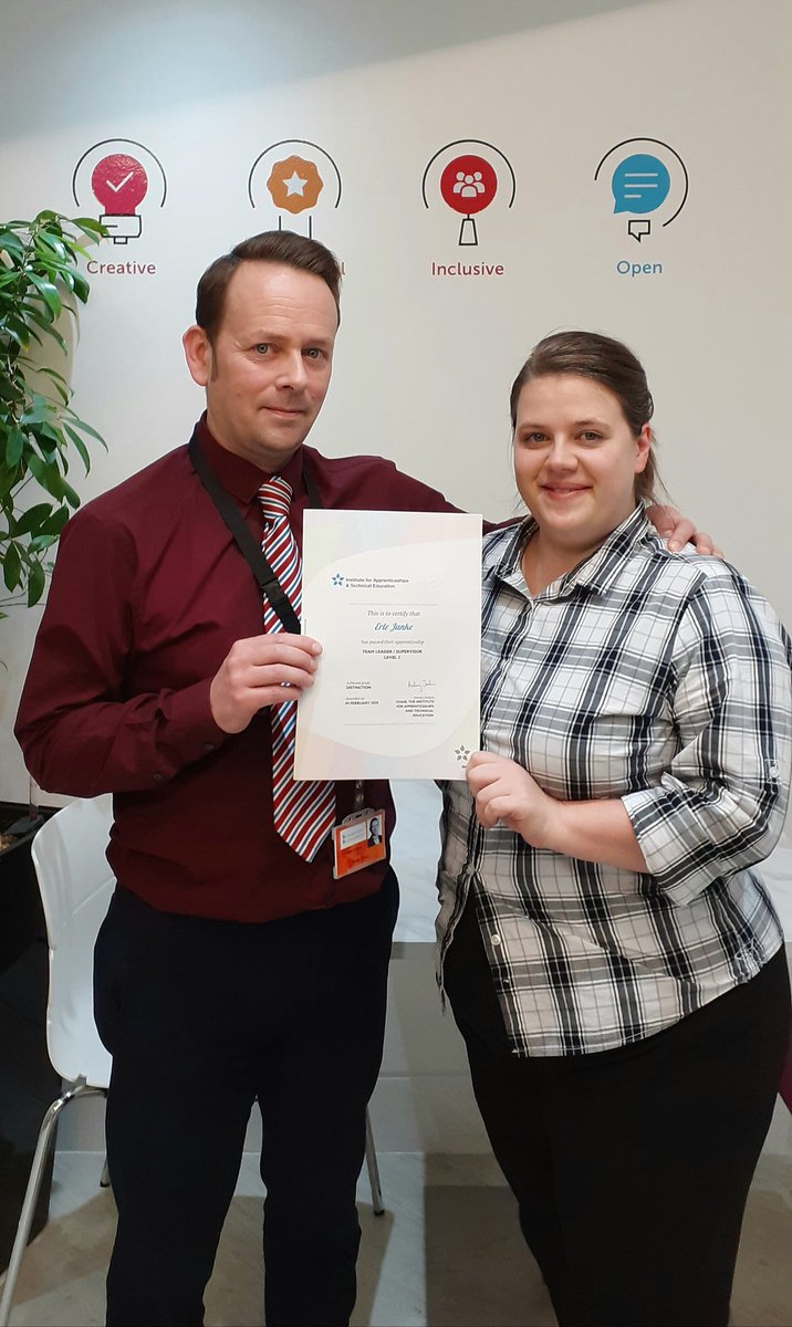 RockinaRobin's tweet photo. Delighted to award this star with her hard earned apprenticeship today, awarded with distinction.
@RA_Food #RAvaluesme https://t.co/vOBniPPuP9