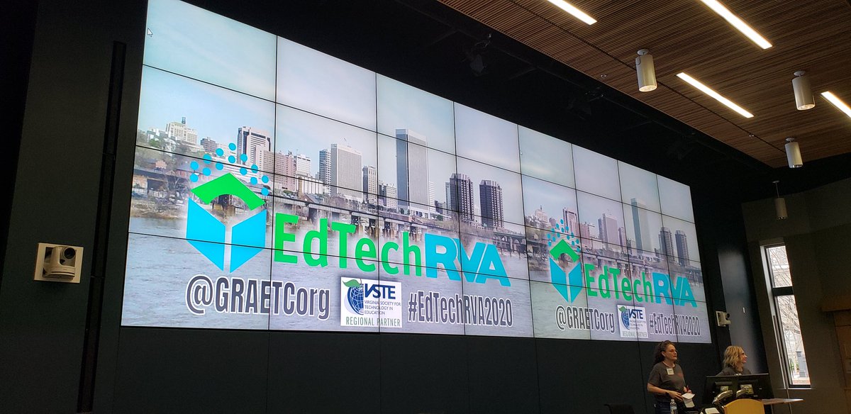 Lots of awesome ideas and inspiration from presenters at EdTech today! #EdTechRVA