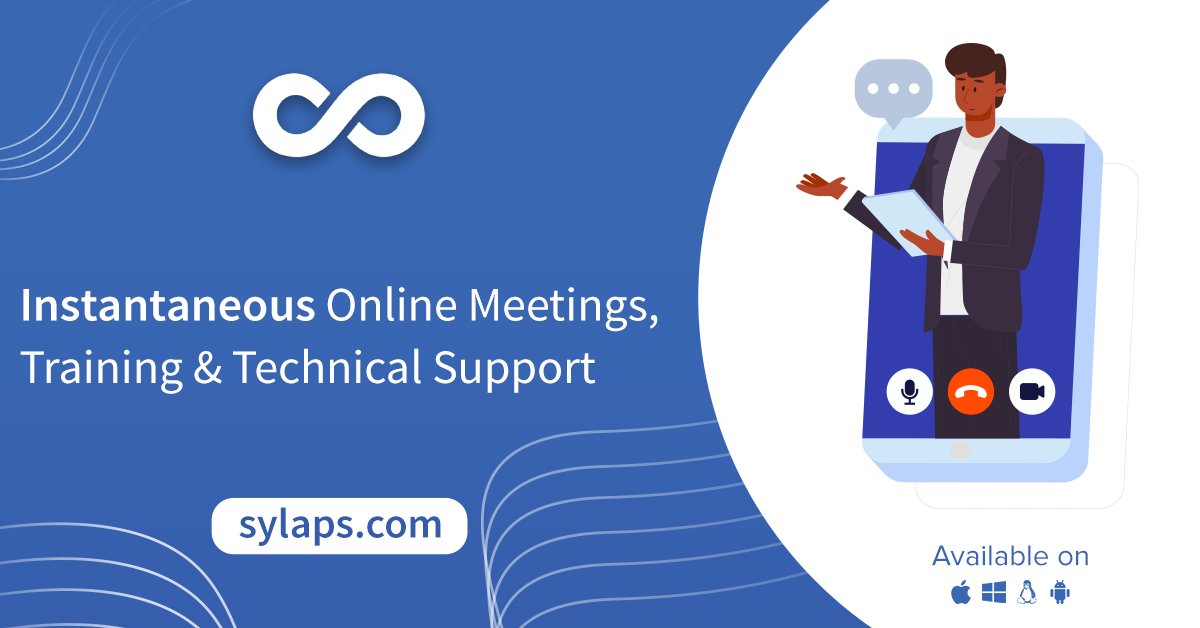 sylapsinc's tweet photo. https://t.co/dl45AgIFj6 Free Instantaneous Online Meetings, Training &amp; Technical Support - Secure and Easy to Use No Download or Account Required.

#remotework #MeetWithAnyoneNow. #remotelife #virtualteams #videoconferencing #workfromhome https://t.co/vRC2XcicM2