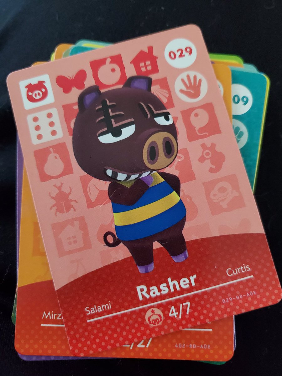pinkuheart19's tweet photo. Hey fellow #AnimalCrossingNewHorizons players, I have quite a few amiibo cards for trade. Message me if you're interested in trading or purchasing them! https://t.co/5aqJdSUyNF