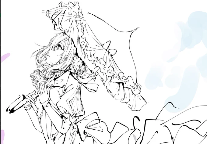 streaming my chill drawing at https://t.co/hheOsHOrur :) 
#art #stream #twitch #anime 