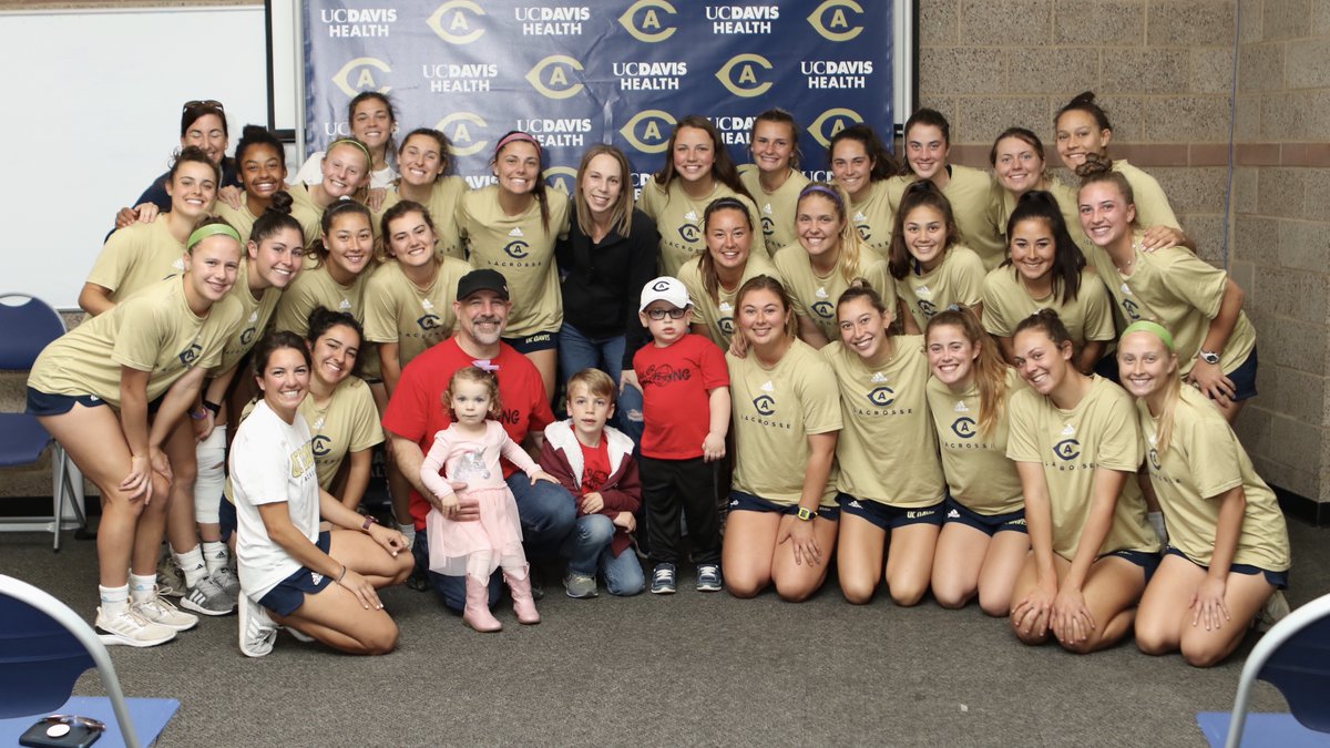 FoJFoundation's tweet photo. Let's give a big FOJ welcome to this warrior! Tyler is adopted by @ucdavislax! He was welcomed onto the team with so much excitement & love. Since his adoption ceremony, Tyler attended his first lacrosse game & cheered his teammates to a WIN! Way to go, Tyler!#FOJPride https://t.co/VTIPWiMgwC