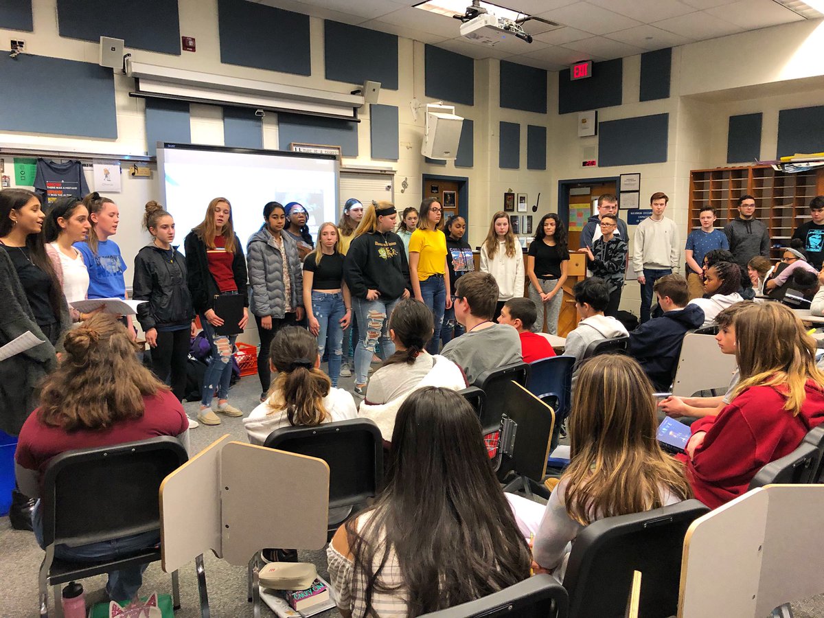 8th Grade Choir enjoyed a performance today by members of the High School Choir! <a href="/nbc_msprincipal/">NB MS Principal</a> <a href="/EmerMatt/">Matt Konowicz</a> <a href="/Sgraternbc/">Susan Grater</a> @nbcsuper <a href="/NBCchoir/">NBC HS Choirs</a>