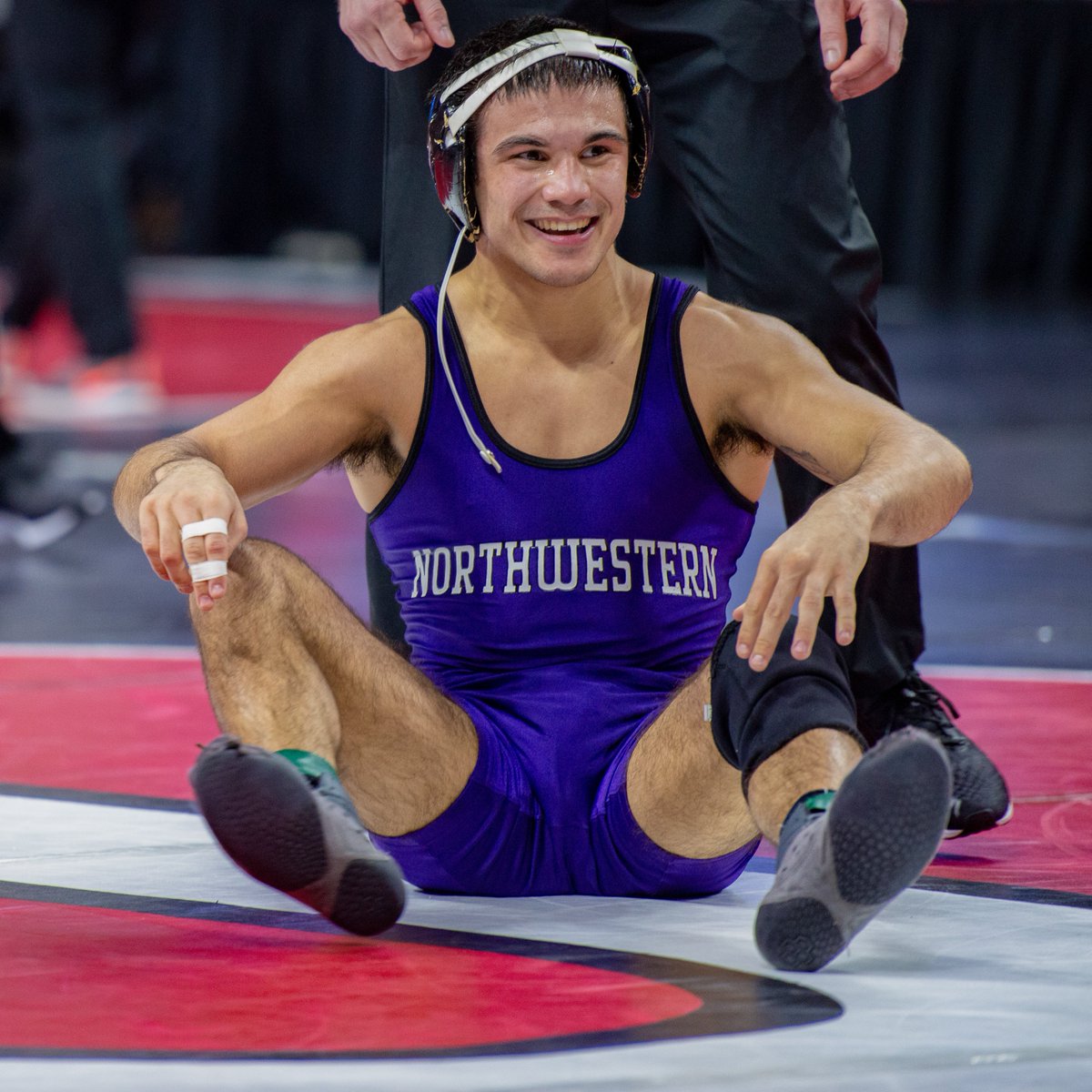 NUWrestle's tweet photo. It's official! 🐠

The 1️⃣ seed at 133: @Cbass_Rivera

#B1GCats | #NCAAWrestling https://t.co/IW5fb9vva0