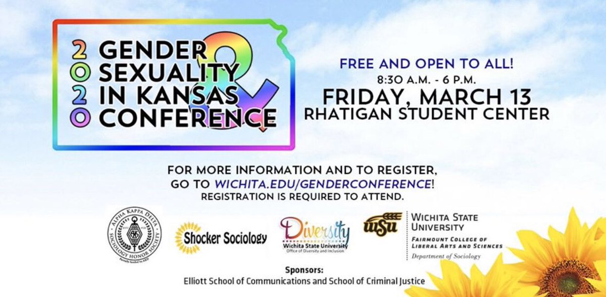 ShockerSoc's tweet photo. ❗️Attention❗️ 

We have received questions some questions regarding the Gender &amp; Sexuality In Kansas Conference on Friday. We will be holding the conference as planned, unless WSU cancels all campus events. https://t.co/t7pnZ4BddF