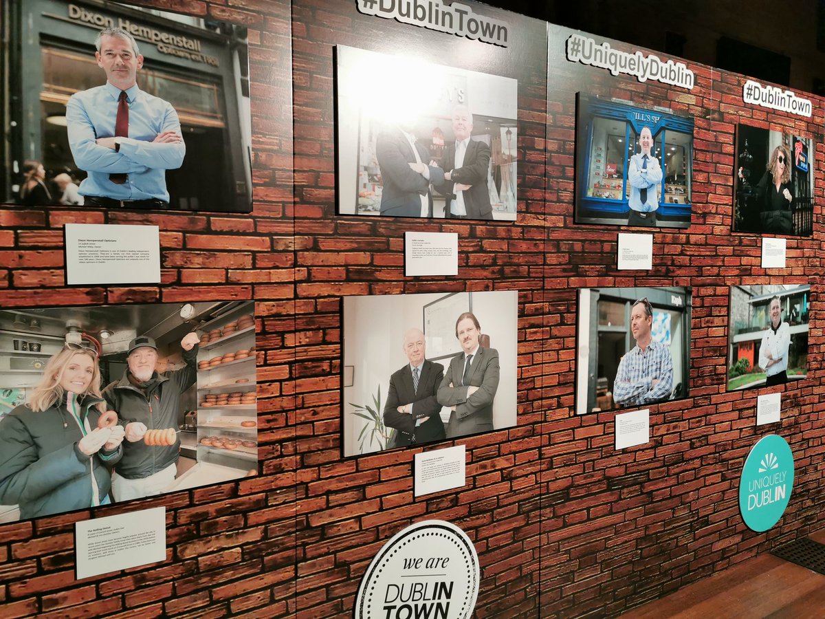 samsante's tweet photo. The people behind the #UniquelyDublin businesses and their stories photo exhibition @DublinTown @marketbardublin #dublintown https://t.co/XZdNX5ktZt