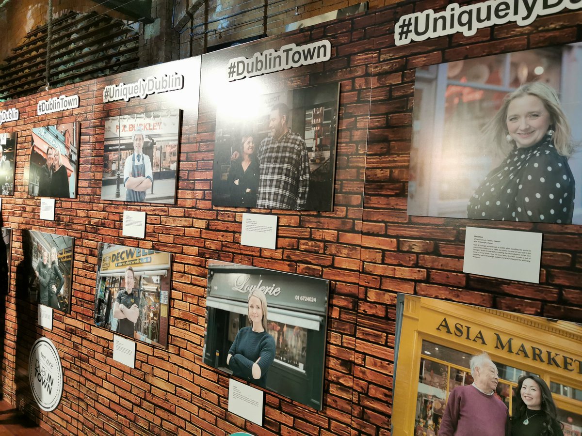 samsante's tweet photo. The people behind the #UniquelyDublin businesses and their stories photo exhibition @DublinTown @marketbardublin #dublintown https://t.co/XZdNX5ktZt