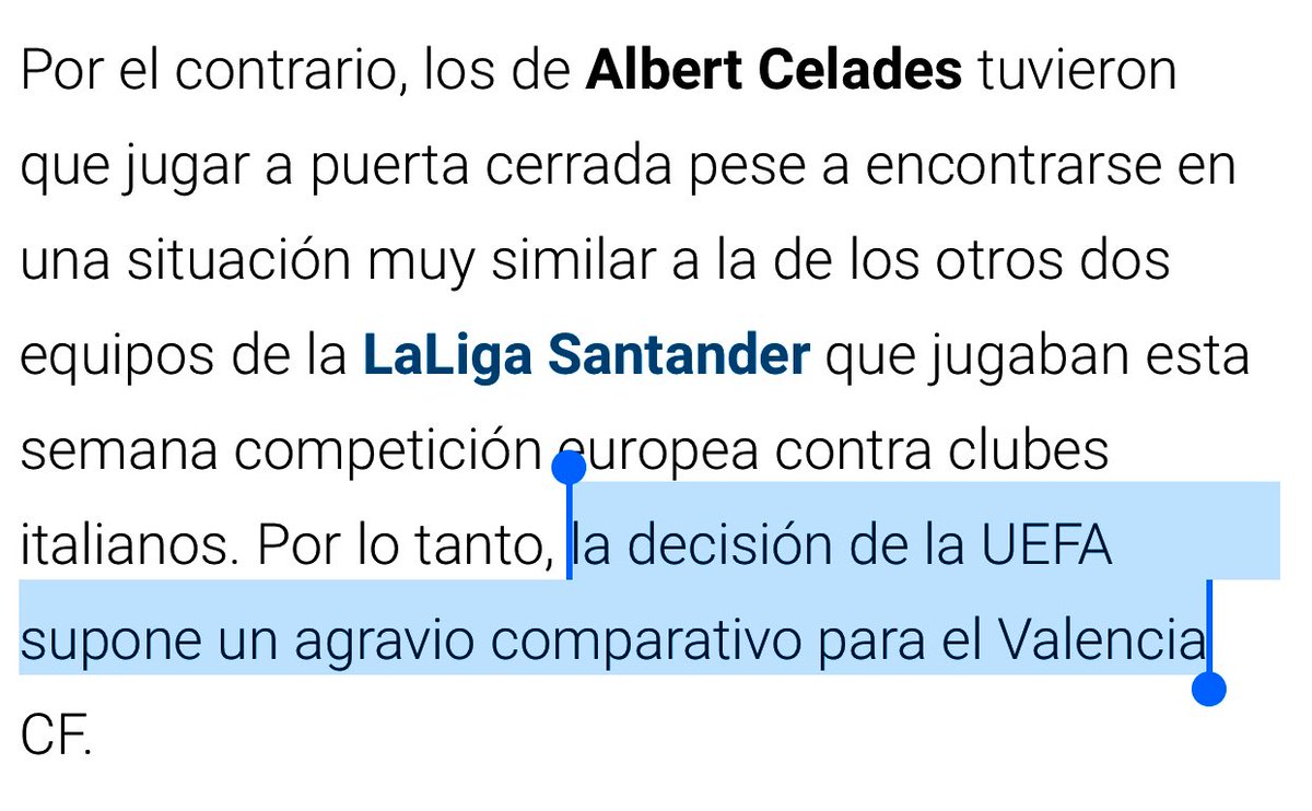 VCF_Blog's tweet photo. @ElDesmarque_VCF No, los agravios comparativos se producen en igualdad de condiciones o en casos de similar naturaleza. Y estos no lo son respecto del #VCFatalanta de anoche➡️ https://t.co/NMqmHYVnhc. Sí lo son, y por tanto comparten mismo criterio, los siguientes➡️ https://t.co/dNQTyrWYjT https://t.co/aFOJ87jzBP