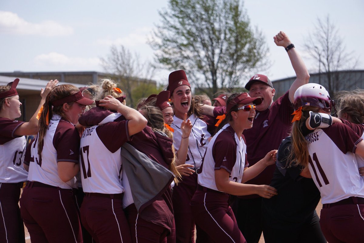 UWLSOFTBALL's tweet photo. when our team finds out the travel ban has been lifted. #TAKEBUS https://t.co/fihxOS96F3