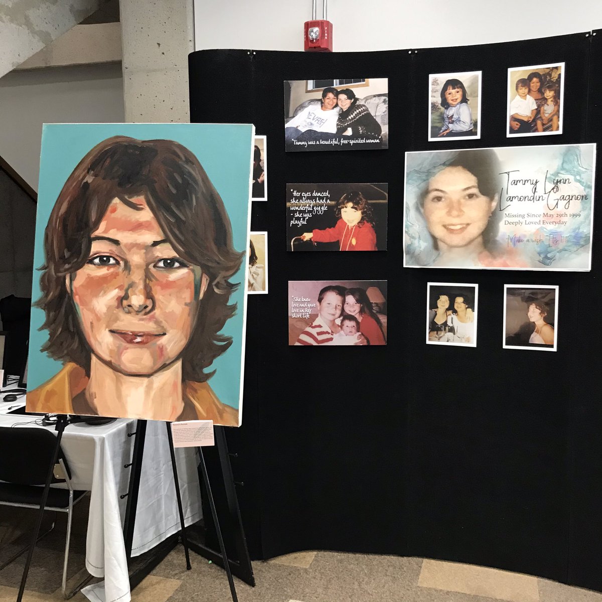 YorkUFGS's tweet photo. Go to Scott Library to see “Shades of Our Sisters” (@ofOurSisters) a powerful exhibition that honours the lives of Indigenous women, girls, Transgender and Two-Spirited Peoples who have been missing and murdered in Canada. The exhibition is open to March 13. https://t.co/x5ramziciy