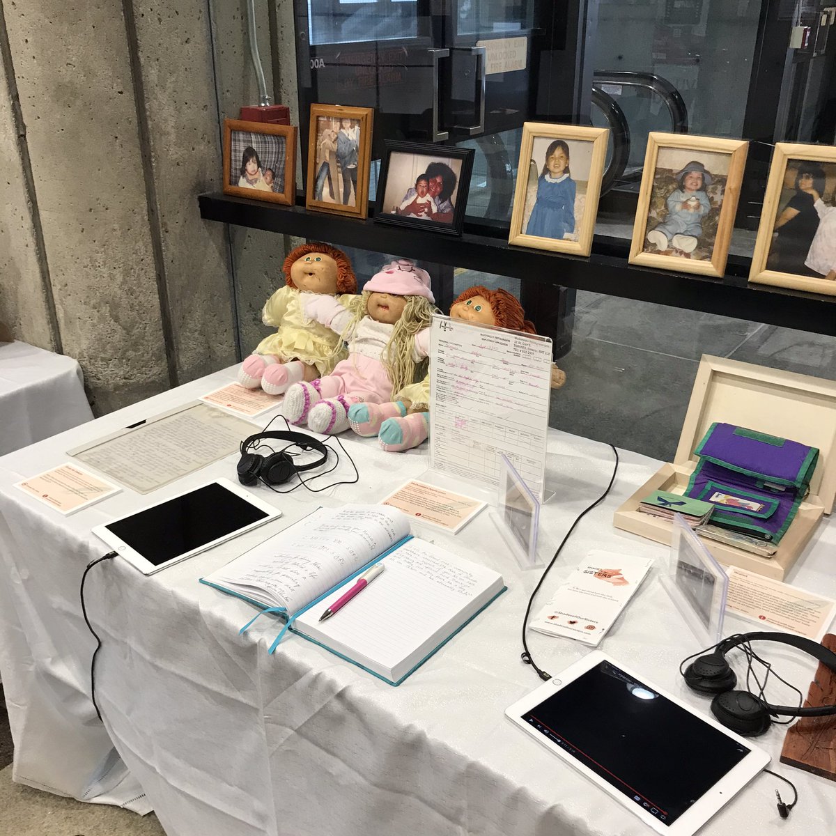 YorkUFGS's tweet photo. Go to Scott Library to see “Shades of Our Sisters” (@ofOurSisters) a powerful exhibition that honours the lives of Indigenous women, girls, Transgender and Two-Spirited Peoples who have been missing and murdered in Canada. The exhibition is open to March 13. https://t.co/x5ramziciy