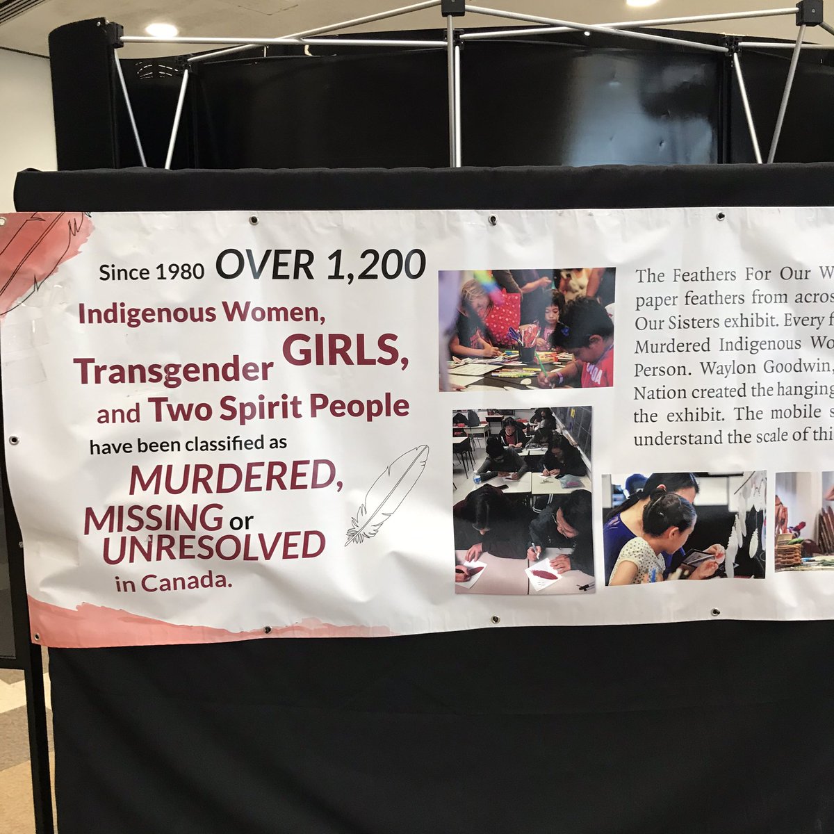 Go to Scott Library to see “Shades of Our Sisters” (<a href="/ofOurSisters/">ShadesofOurSisters</a>) a powerful exhibition that honours the lives of Indigenous women, girls, Transgender and Two-Spirited Peoples who have been missing and murdered in Canada. The exhibition is open to March 13.