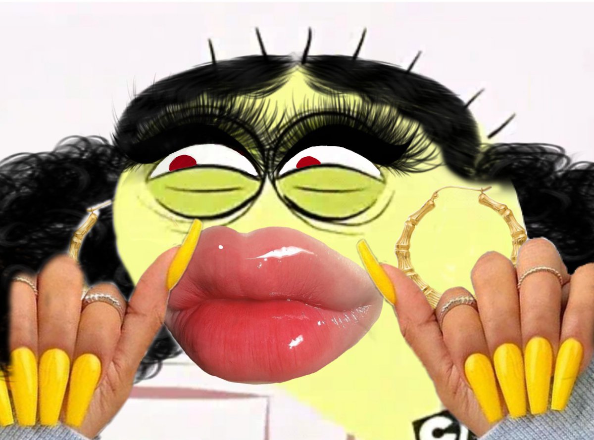karissatheblack's tweet photo. Y'all I've been so bored that I had to resort to making these ratchet cartoon characters. Can yall give me more character to make ratchet? https://t.co/wcVf3DH651