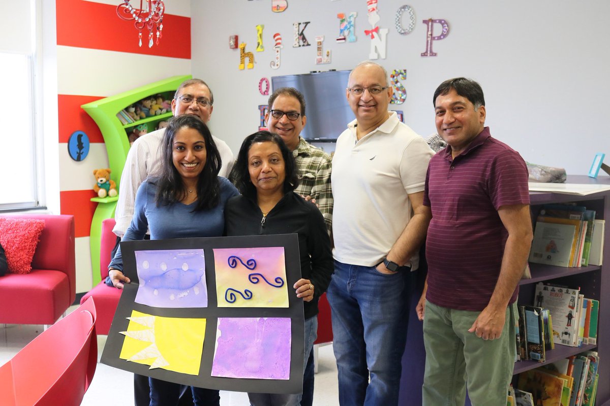 Pillar_care's tweet photo. Members of the Ankit Memorial Foundation visited our Pillar Elementary School yesterday to assist students with an art project depicting the four seasons. Students had a blast working with different medium like table salt, water and pastel crayons to create their masterpieces. https://t.co/bxfnuizibJ