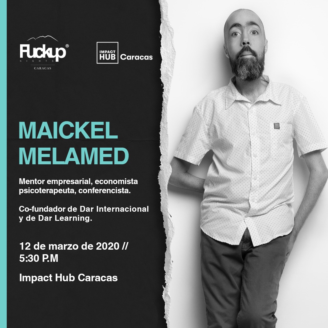maickelmelamed's tweet photo. LLEGÓ LA HORA DE💩CON ESTILO
-
Mañana, jueves 12 de marzo estaremos como #Fuckupper en la XI edición de Fuck Up Nights Ccs dedicada al #DiaInternacionalDeLaMujer en @ImpactHubCcs, compartiendo nuestras mejores historias de fracasos personales y profesionales
-
Nuestras💩pues... https://t.co/P4iVbM0vVH
