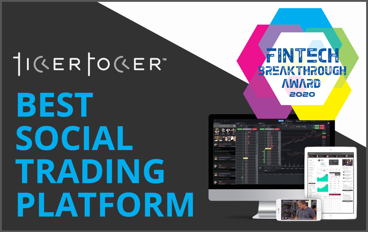 tickertockerapp's tweet photo. Thanks, @FinTech_Awards for recognizing Ticker Tocker as 2020's Best Social Trading Platform #fintech #tickertocker #socialtrading https://t.co/2FhD8fJPKn
