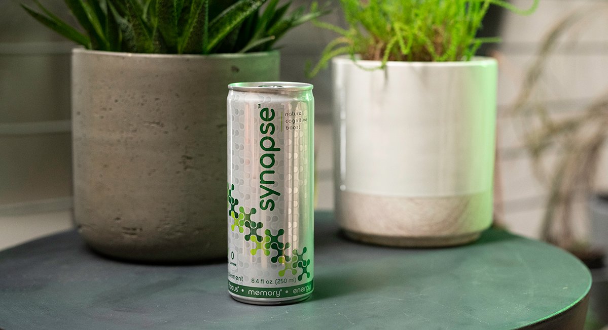 Eliminate your mid-day grogginess with some vibrant and bubbly #MindFuel.
Just one can of Synapse focuses your mind and gives you healthy all-day energy that won't result in a crash. What are you waiting for? 🌱