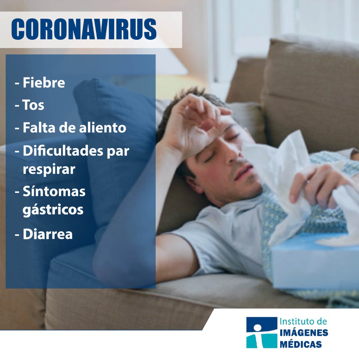 InstImagMedicas's tweet photo. #TIPINFORMATIVO 

A tomar en cuenta estos síntomas del #coronavirus 
Saber es prevención. 
#tusaludesprimero
.
.
.
#Covid19 #coronavirus #perú #lima #resonancia #tomografía #salud #minsa #essalud #PrevencionEsSalud #CODVID19 #Coronavid19 #URGENTE #essalud #MinsaPreviene https://t.co/EjGbpB9chE