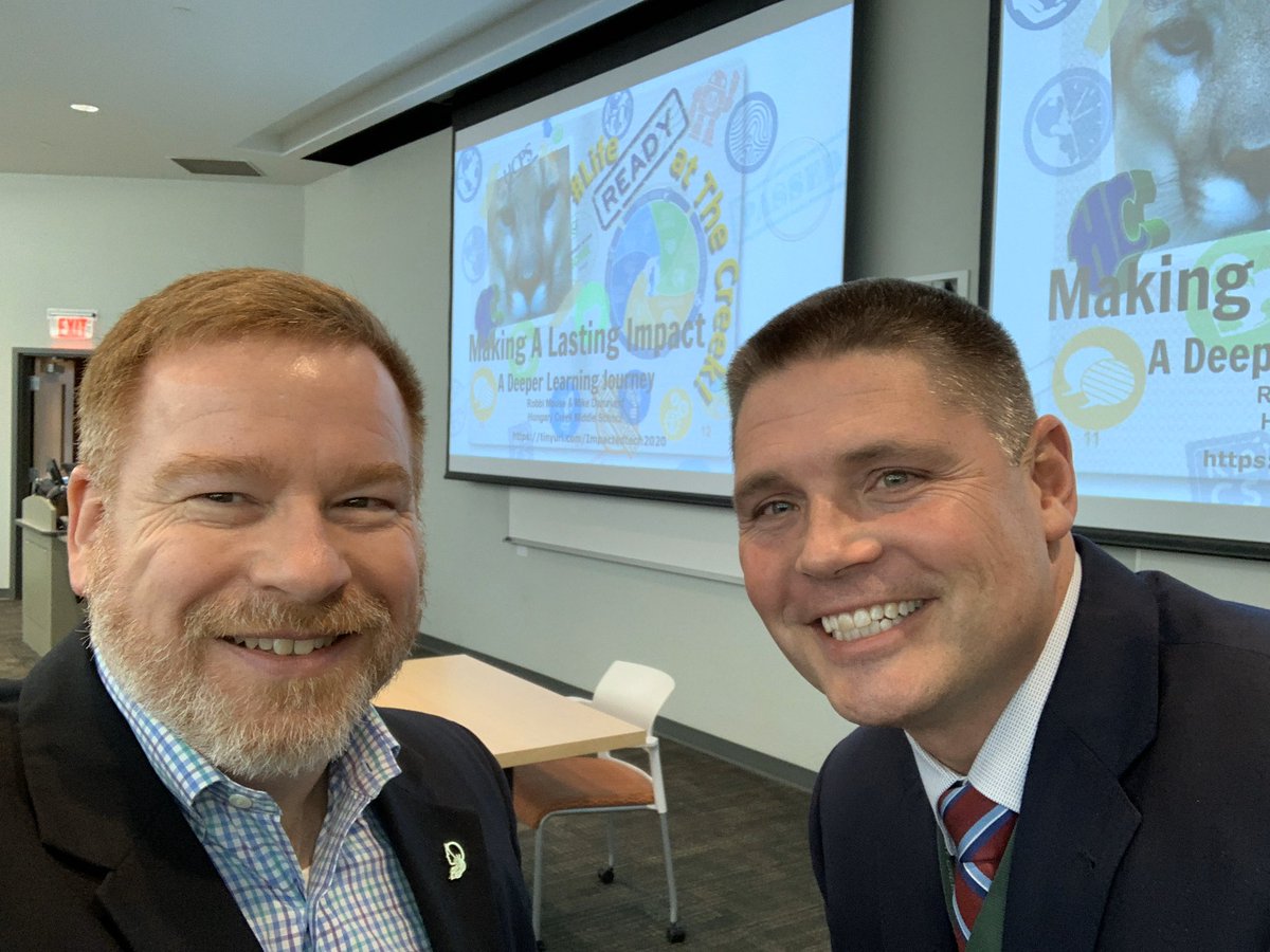 dmdunavant's tweet image. Making A Lasting Impact - presenting @GRAETCorg #EdtechRVA2020  about  @HungaryCreekMS journey of Deeper Learning through our Impact cluster teams.